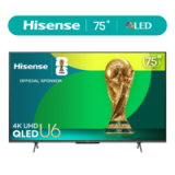 75″ Hisense 75U6H ULED 4K UHD Google Smart TV