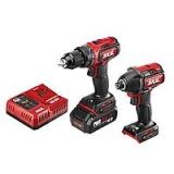 SKIL PWR CORE 20 Brushless 20V Compact Drill Driver & Impact Driver Kit