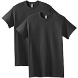 2-Pack Gildan Men’s Heavy Cotton T-Shirt (Black)