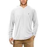 Roadbox Men’s Hooded UPF 50+ Lightweight Long Sleeve Fishing Shirt (various)