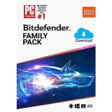 2-Year Bitdefender Family Pack 2026 Software (15 Devices / Digital Download)