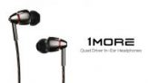 1MORE Quad Driver in-Ear Earphones Hi-Res High Fidelity Headphones with Warm Bass, Spacious Reproduction, High Resolution, Mic and in-Line Remote for Smartphones/PC/Tablet – Silver/Gray