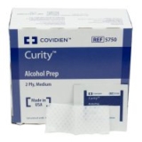 200-Count Covidien Curity Alcohol Preps Wipes (2-Ply, Medium)