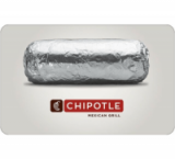 $25 Uber Gift Card or $25 Chipotle Gift Card $20
