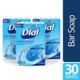 30-Count 4oz Dial Antibacterial Bar Soap spring water $9.15