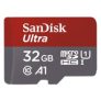 32GB SanDisk Ultra UHS-1 U1 A1 microSDHC Card w/ Adapter $6.75