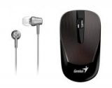 Genius Mobile Package MH-8015 [Business] – Wireless Smart Mouse & in-Ear Headset Combo