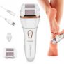 60% off on Electric Callus Remover Powerful Pedicure Tool Electric Pedicure Kit 2 Sets of 3 in 1 Coarse Roller