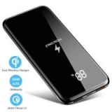 Hokonui 10000mAh 10W Fast Qi Wireless Power Bank $23.79