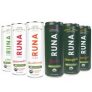 6-Pack 12oz RUNA Organic Clean Energy Drink Sampler Pack