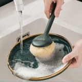 Dish Brush with 4 Replacement Heads for $9.99，Shipping is free