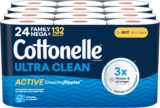 24-Pack Cottonelle Toilet Paper Family Mega Rolls (Ultra Clean)