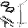 Monoprice Microphone Stand w/ Boom + 2x 10' XLR Cables