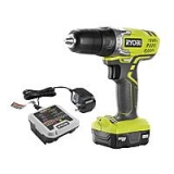 RYOBI 12V Li-ion 3/8" Cordless Drill + Battery/Charger (Pre-owned)