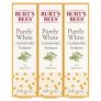3-Count 4.7oz Burt's Bees Fluoride Free Purely White Toothpaste
