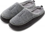 Men's Cozy Fuzzy Wool Fleece Memory Foam Slippers Slip On Clog House Shoes $6.79 + FS