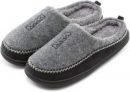Men's Cozy Fuzzy Wool Fleece Memory Foam Slippers Slip On Clog House Shoes $6.79 + FS