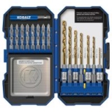 Kobalt 40-Piece Titanium Coated Hss Twist Drill Bit Set
