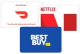 $100 Netflix, Uber, or DoorDash eGift Cards + $10 Best Buy eGift Card