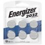 6-Count Energizer CR2032 3V Lithium Coin Batteries