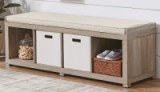 Better Homes & Gardens 4-Cube Storage Bench (Various Colors)