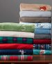 Lands' End Plush Fleece Throw Blanket (50”W x 70”L, Various)
