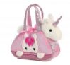 Aurora Fancy Pals Pet Carrier Purse w/ Peek-A-Boo Removable Plush Animal