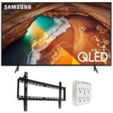 55″ Samsung QN55Q60RA Q60 4K Smart QLED TV + Mounting Kit Bundle