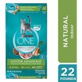 22-lb Purina ONE Indoor Advantage Adult Premium Cat Food (Turkey)