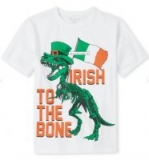Big Boys’ Irish Dino Graphic Tee (Sizes 5-16)