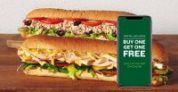 Subway Restaurant: Buy One Footlong Sub Get One Footlong Sub
