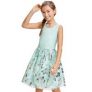Kids’ Easter Wear: Big Girls’ Foil Jacquard Matching Tutu Dress (various)