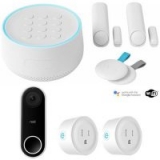Nest Secure Alarm System Starter Pack + Nest Hello Smart Video Doorbell Bundle
