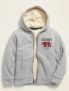 Old Navy: Extra 50% Off Select Styles: Boys’ Sherpa-Lined Zip Hoodie