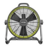 Ryobi ONE+ 18 Volt Hybrid 18″ Air Cannon Drum Fan (Factory Blemished)