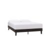 Beckdale Pine Wood King Platform Bed (Ebony)