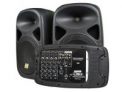 Monoprice Stage Right 130W 8-CH All-In-One Portable PA System w/ 2x 10″ Speakers