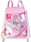 Girls’ Mini Backpacks: Glitter Unicorn $9.90 Shakey Iridescent