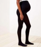 Loft Maternity Apparel: Cowl Neck Tunic Sweater $7.45 Essential Tights