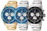 Glycine Men’s Combat Sub Chronograph Quartz Watch (various styles)
