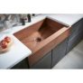 Thompson Traders Haven 34″ Single Basin Farmhouse Copper Kitchen Sink