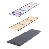 Airzone 45″ 2-in-1 Table Top Shuffleboard and Curling Board Set
