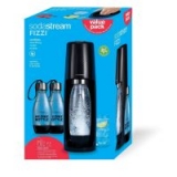 SodaStream Fizzi Soda Maker w/ CO2 Carbonator + 2 Extra Bottles