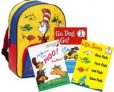 Choice of 3 Dr. Seuss Hardcover Books + Dr. Seuss Bookbag