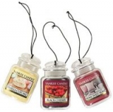 3-pack Yankee Candle Car Jar Hanging Air Freshener (Various Scents)