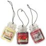 3-pack Yankee Candle Car Jar Hanging Air Freshener (Various Scents)