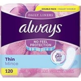 120-Count Always Thin Daily Liners