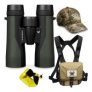 Vortex 10×42 Crossfire HD Roof Prism Binoculars w/ GlassPak Harness Case & More