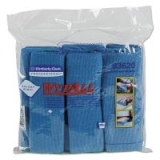 6-Pack WypAll Microfiber Dry Cloths w/ Microban Protection (Blue)