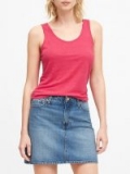 Banana Republic: Women’s Strappy Thong Bodysuit or Linen Tees